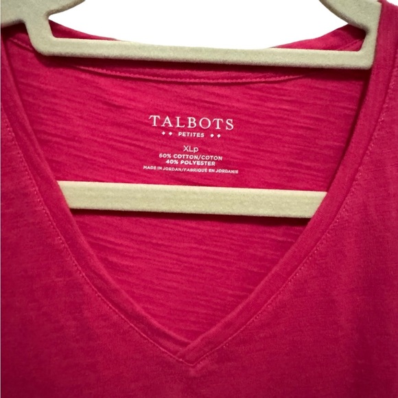Talbots - Size XLP - Fuchsia T-shirt - has some minor wear - Picture 2 of 4